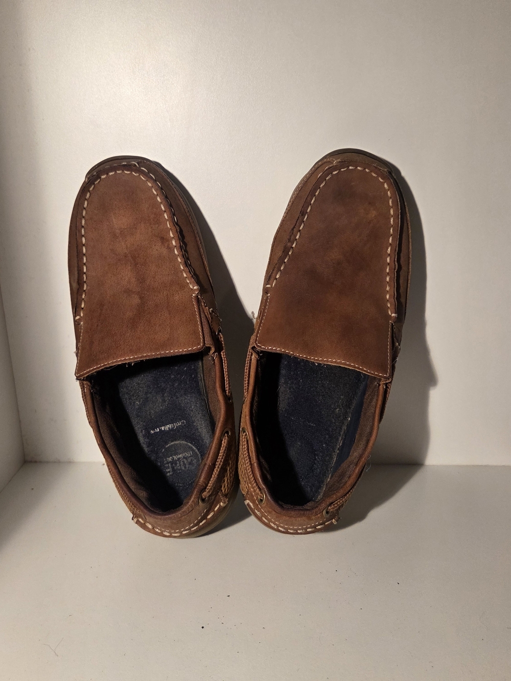 Croft & Barrow Men's Brown Slip-On Casual Loafers Size 9